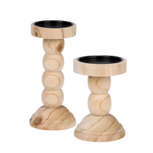 Load image into Gallery viewer, CANDLE HOLDER SET | NATURAL

