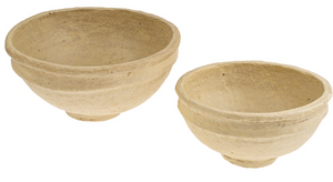 PRIMITIVE PAPER MACHE BOWL | SET