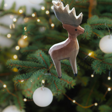 Load image into Gallery viewer, ELK | HAND CARVED ORNAMENT
