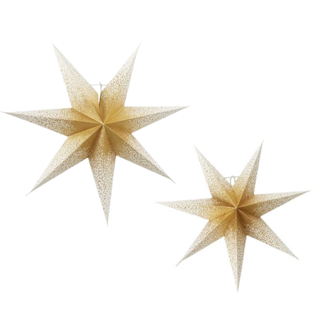 PAPER STAR | GOLD SHIMMER