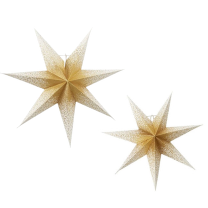 PAPER STAR | GOLD SHIMMER