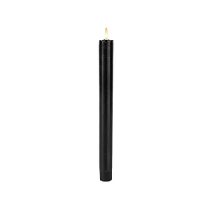 ILLUMIN WAX TAPER | BLACK LED | SINGLE