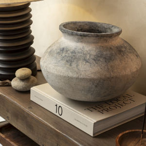 Nara Pierrot Terracotta Vase