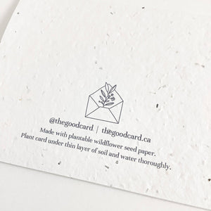 Plantable Card - You Are Lovely
