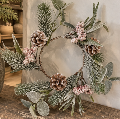 FROSTED | 10" CANDLE RING