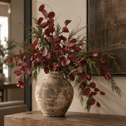 Burgundy Eucalyptus Stem