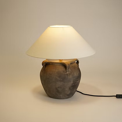 Louis IV Vintage Pot Lamp - Empire Shade