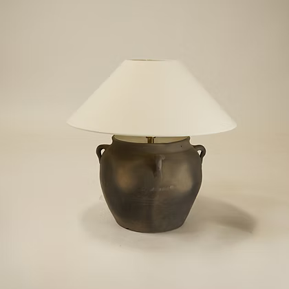 Louis IV Vintage Pot Lamp - Empire Shade