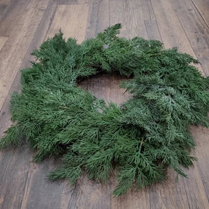 DARK CEDAR | DUSTED WREATH