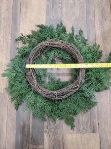 DARK CEDAR | DUSTED WREATH