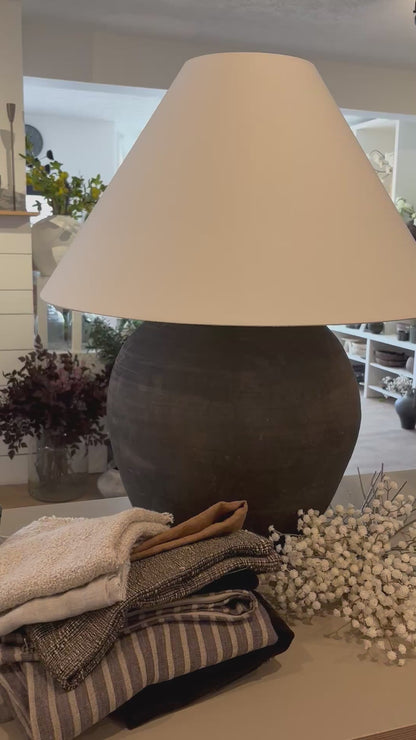 Louis I Vintage Pot Lamp - Empire Shade