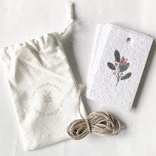 Load image into Gallery viewer, Plantable Gift Tags - Holiday Florals
