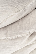 Load image into Gallery viewer, LINA | LINEN GREY STRIPE
