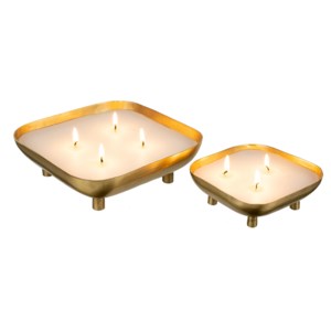 FOOTED TRAY CANDLE