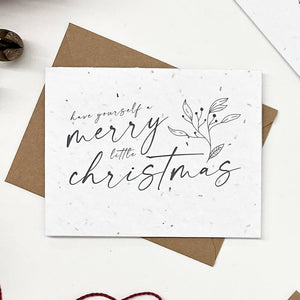 Plantable Greeting Card - Holiday - Merry Christmas