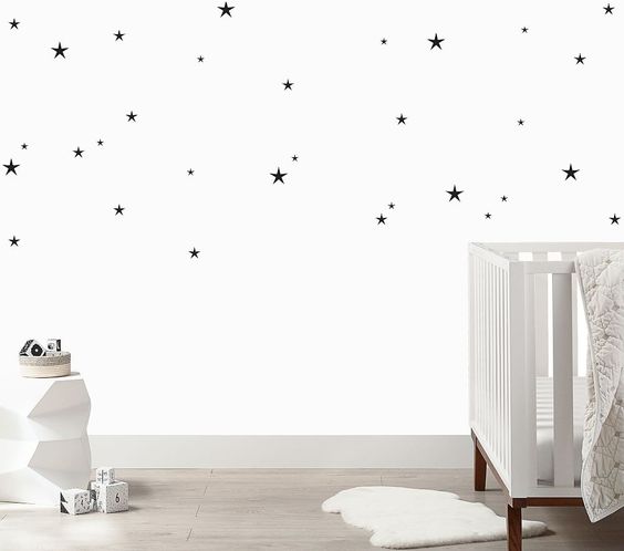 WALL DECAL | BLACK STARS