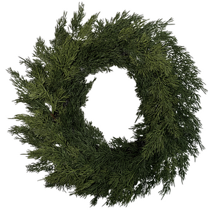 CEDAR AND HEMLOCK WREATH