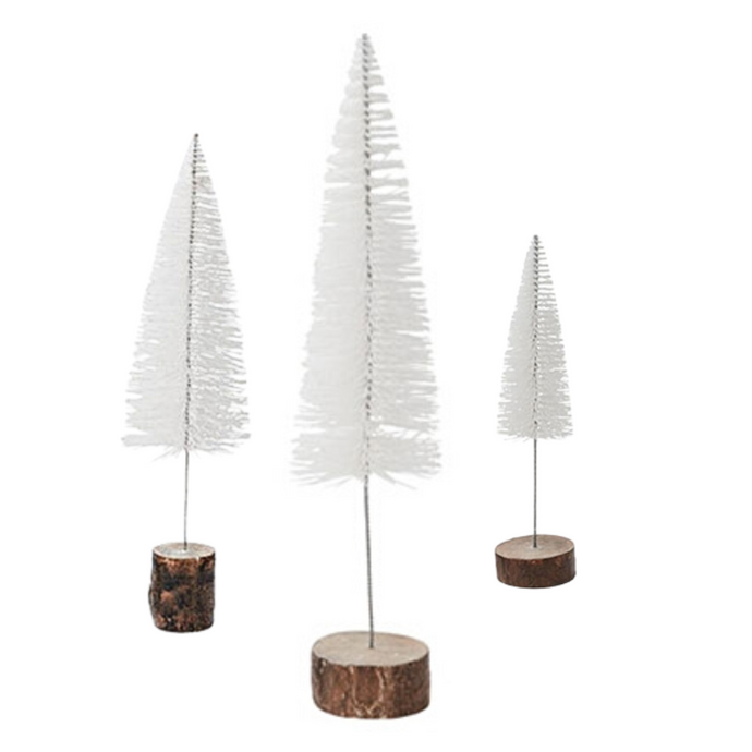 BOTTLE BRUSH TREE | WHITE