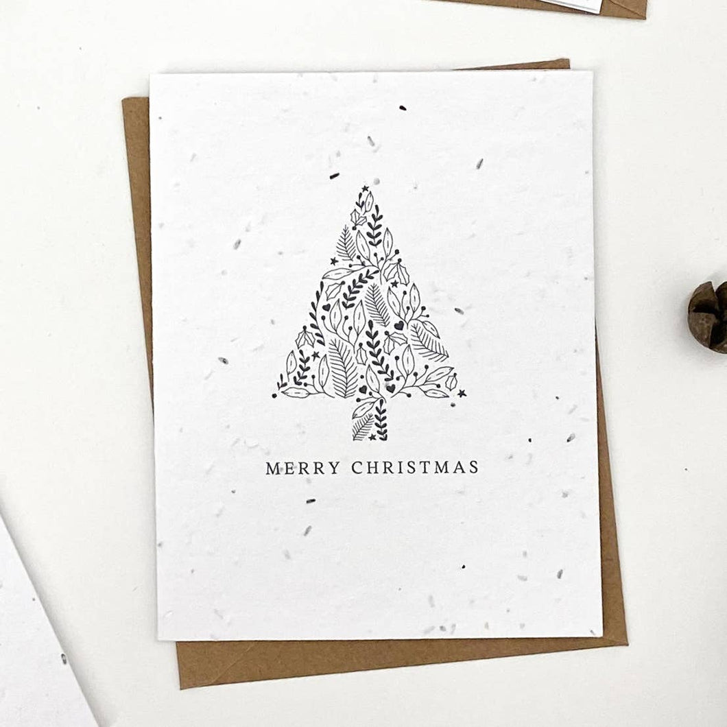 Plantable Greeting Card - Holiday - Tree